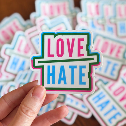 Love-Over-Hate-Vinyl-Indoor-Outdoor-Sticker-Decal