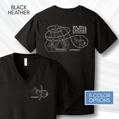 artemis-ii-mission-nasa-inspired-unisex-v-neck-graphic-tee-space-lover-tshirt-hand-drawn-art-black-heather