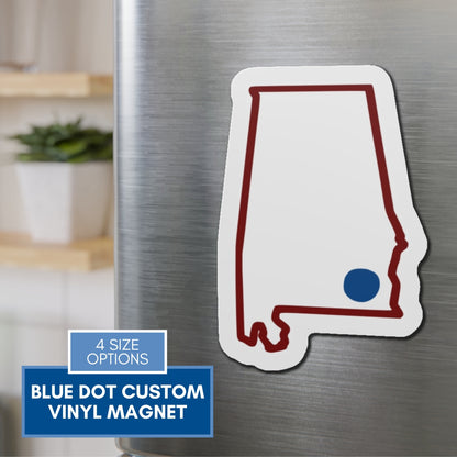 blue-dot-red-state-die-cut-vinyl-magnet-customized-democratic-activist-car-decor