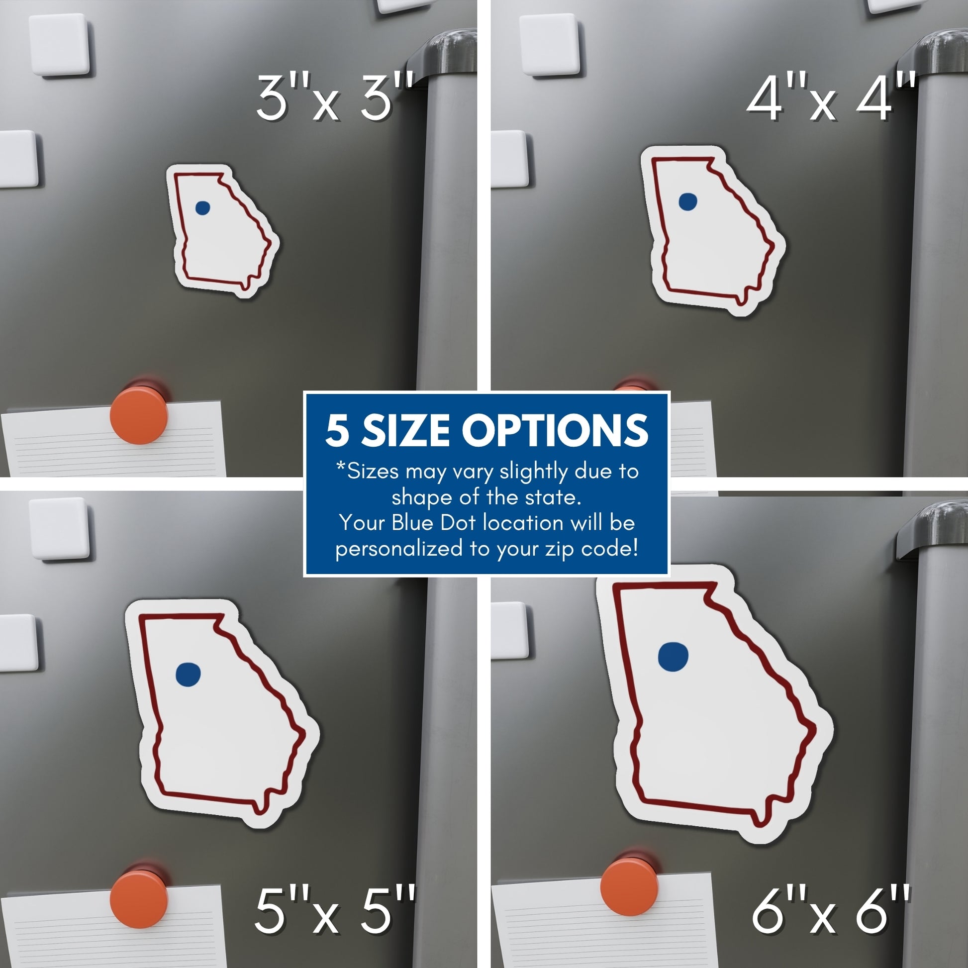 blue-dot-red-state-die-cut-vinyl-magnet-customized-democratic-activist-car-decor-size-options