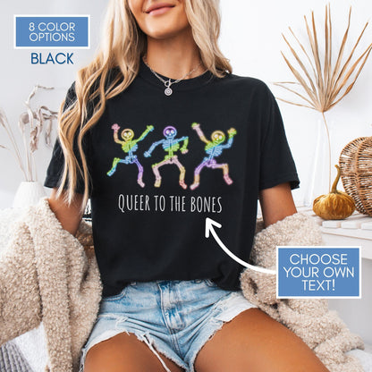 dancing-rainbow-skeletons-unisex-tshirt-halloween-lgbtq-queer-activism-graphic-tee