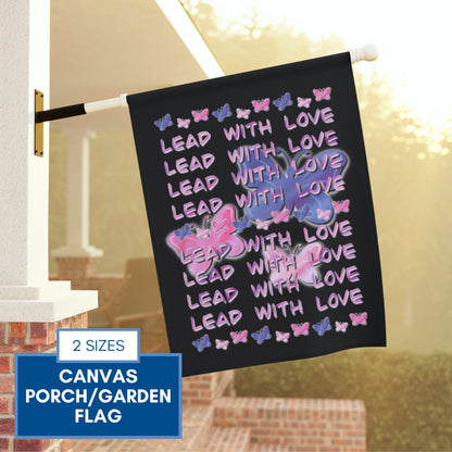dolly-parton-inspired-butterfly-garden-flag-lead-with-love-porch-flag-hand-drawn-art