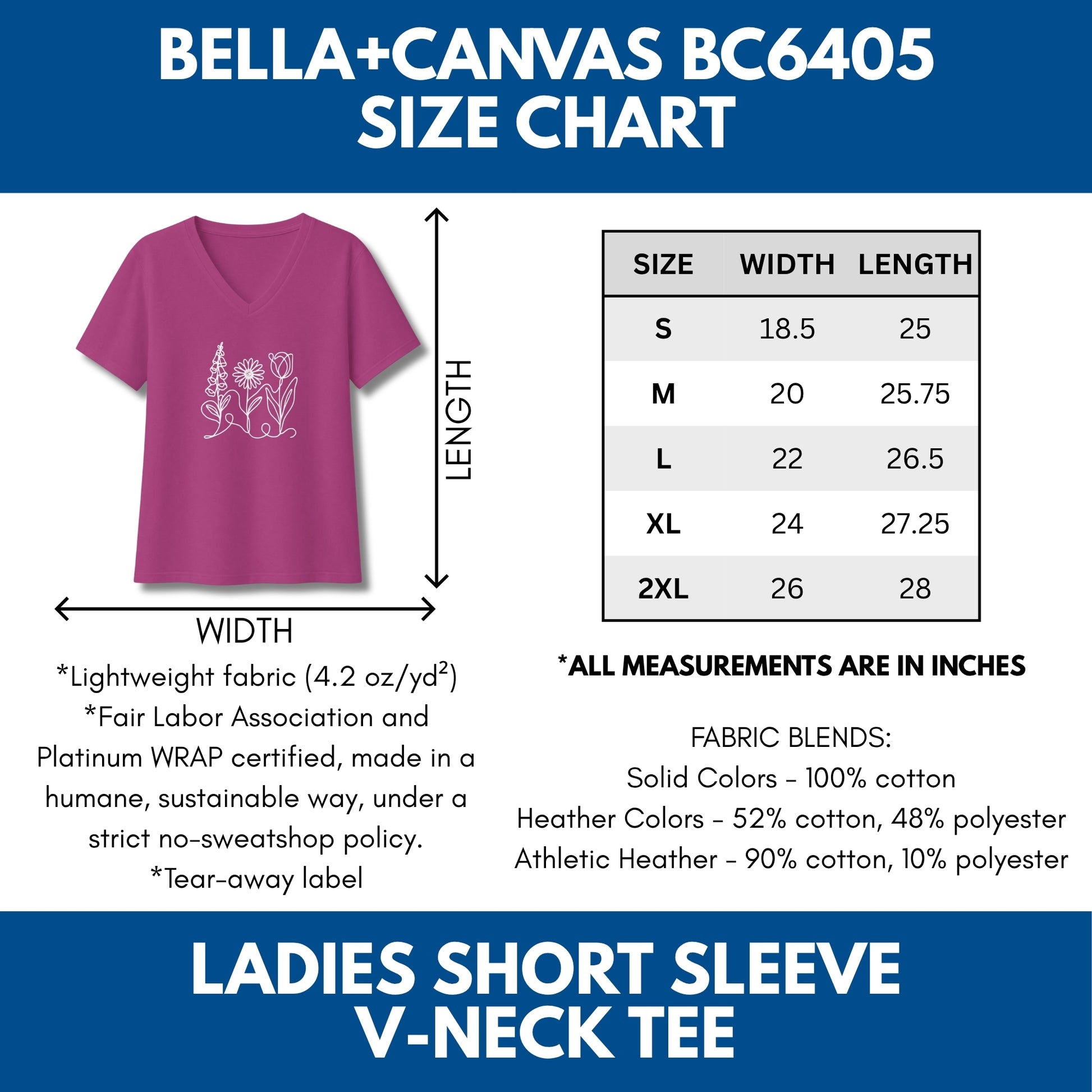 foxglove-daisy-tulip-ladies-bella-canvas-vneck-tshirt-womens-fit-subtle-fdt-flowers-tee-size-chart