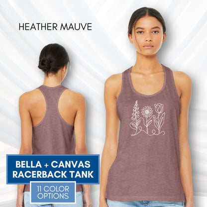 foxglove-daisy-tulip-womens-racerback-tank-top-subtle-fdt-flowers-hand-drawn-shirt-anti-trump-heather-mauve