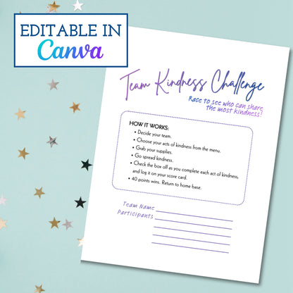 random-acts-of-kindness-group-activity-kit-printable-team-challenge-fully-editable-canva-template-family-fun-milestone-birthday-idea