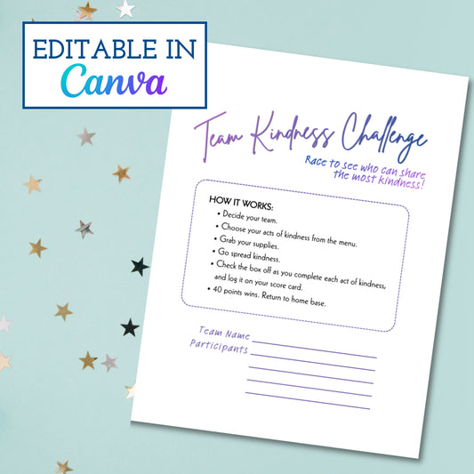 random-acts-of-kindness-group-activity-kit-printable-team-challenge-fully-editable-canva-template-family-fun-milestone-birthday-idea