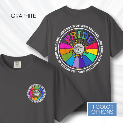 retro-rainbow-sun-be-proud-lgbtq-pride-shirt-gay-lesbian-bi-trans-ally-rainbow-graphite