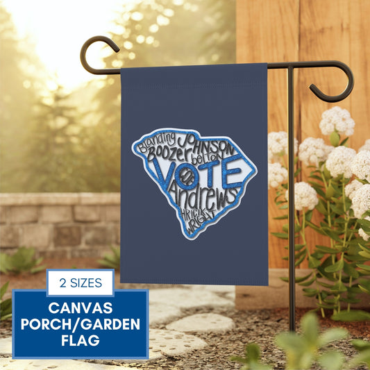 south-carolina-votes-blue-2026-democratic-campaign-garden-porch-flag-sc-activist-outdoor-decor