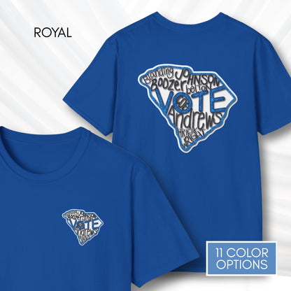 south-carolina-votes-blue-2026-democratic-candidate-unisex-tshirt-sc-activist-campaign-tee-hand-drawn-art-annie-andrews-jermaine-johnson-royal