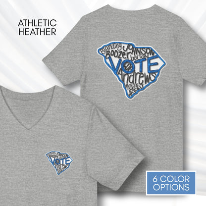 south-carolina-votes-blue-2026-democratic-candidate-v-neck-tee-hand-drawn-art-sc-activist-campaign-tshirt-athletic-heather