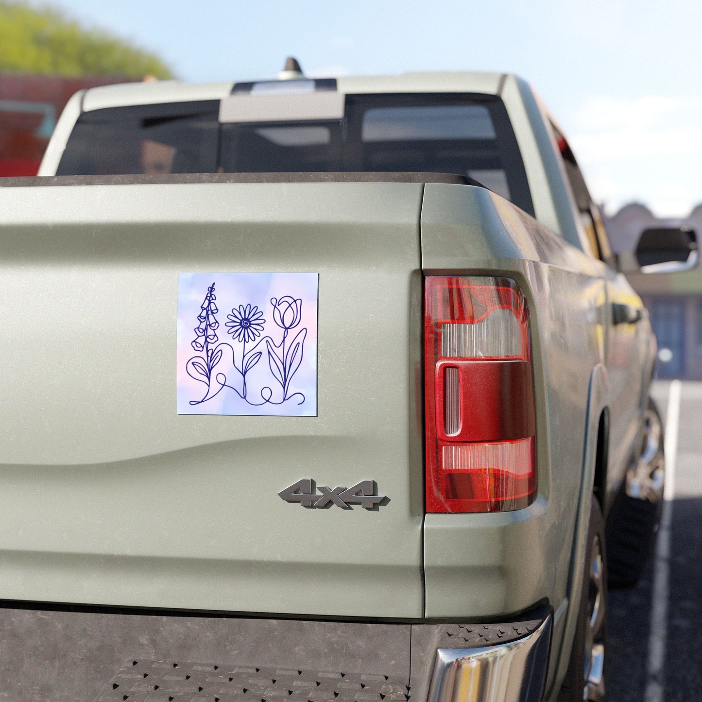 subtle-fdt-flowers-foxglove-daisy-tulip-square-car-magnet-political-activism-car-refrigerator-locker-decor
