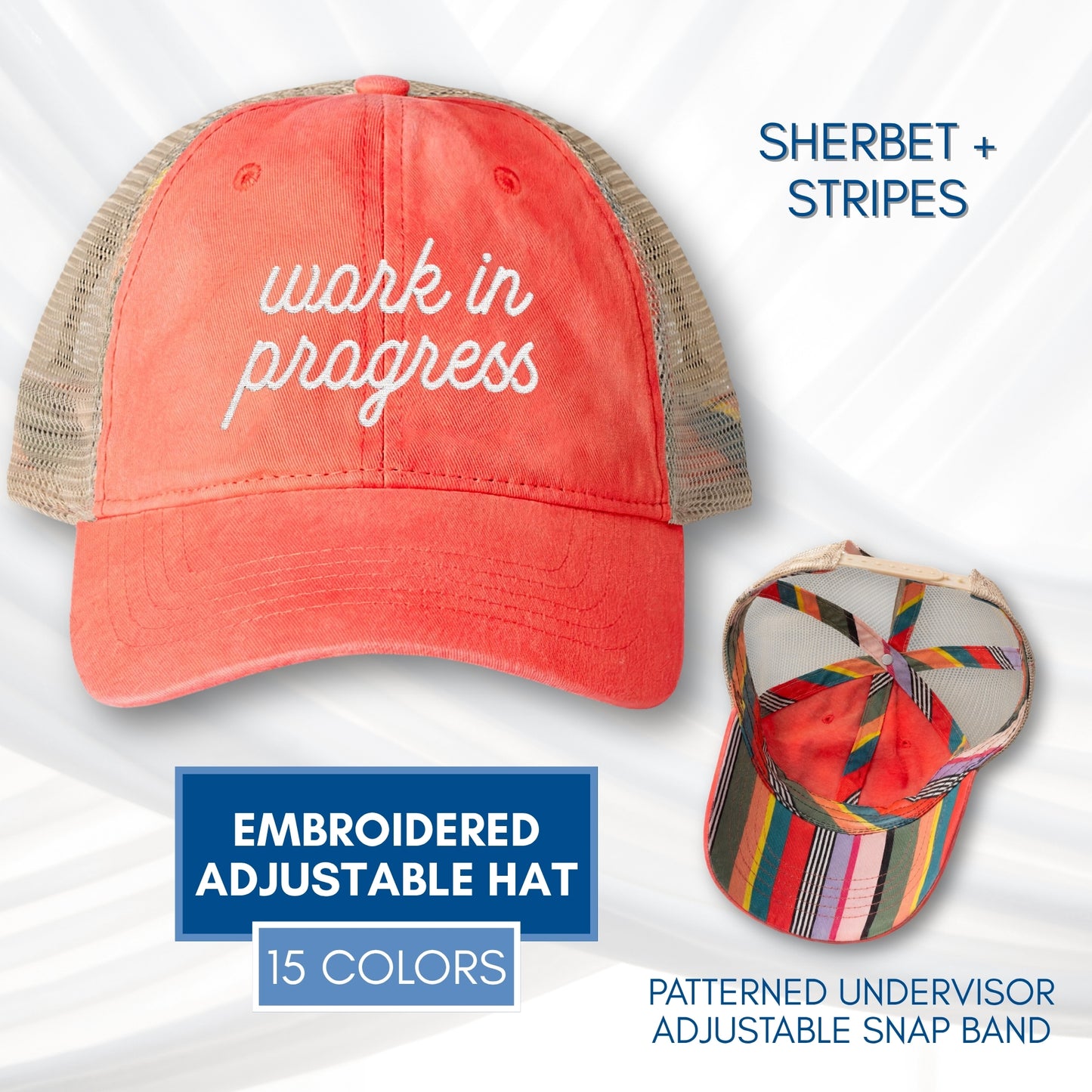 work-in-progress-mesh-back-womens-hat-embroidered-baseball-cap-mental-health-gift-growth-mindset