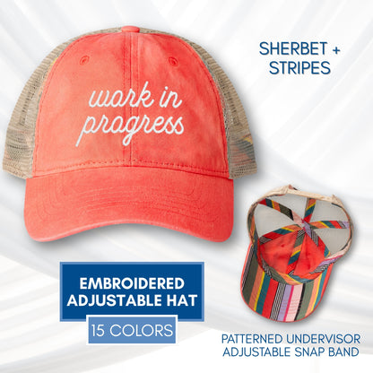 work-in-progress-mesh-back-womens-hat-embroidered-baseball-cap-mental-health-gift-growth-mindset